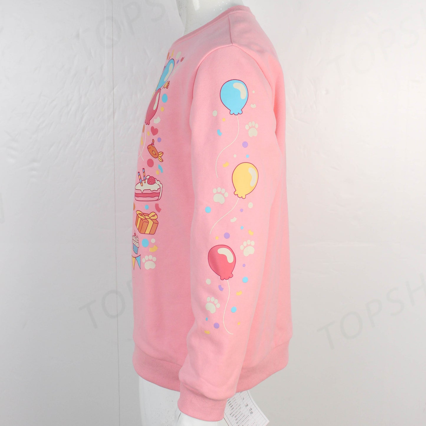 Pawrty Time Fleece-Lined Pullover Crewneck