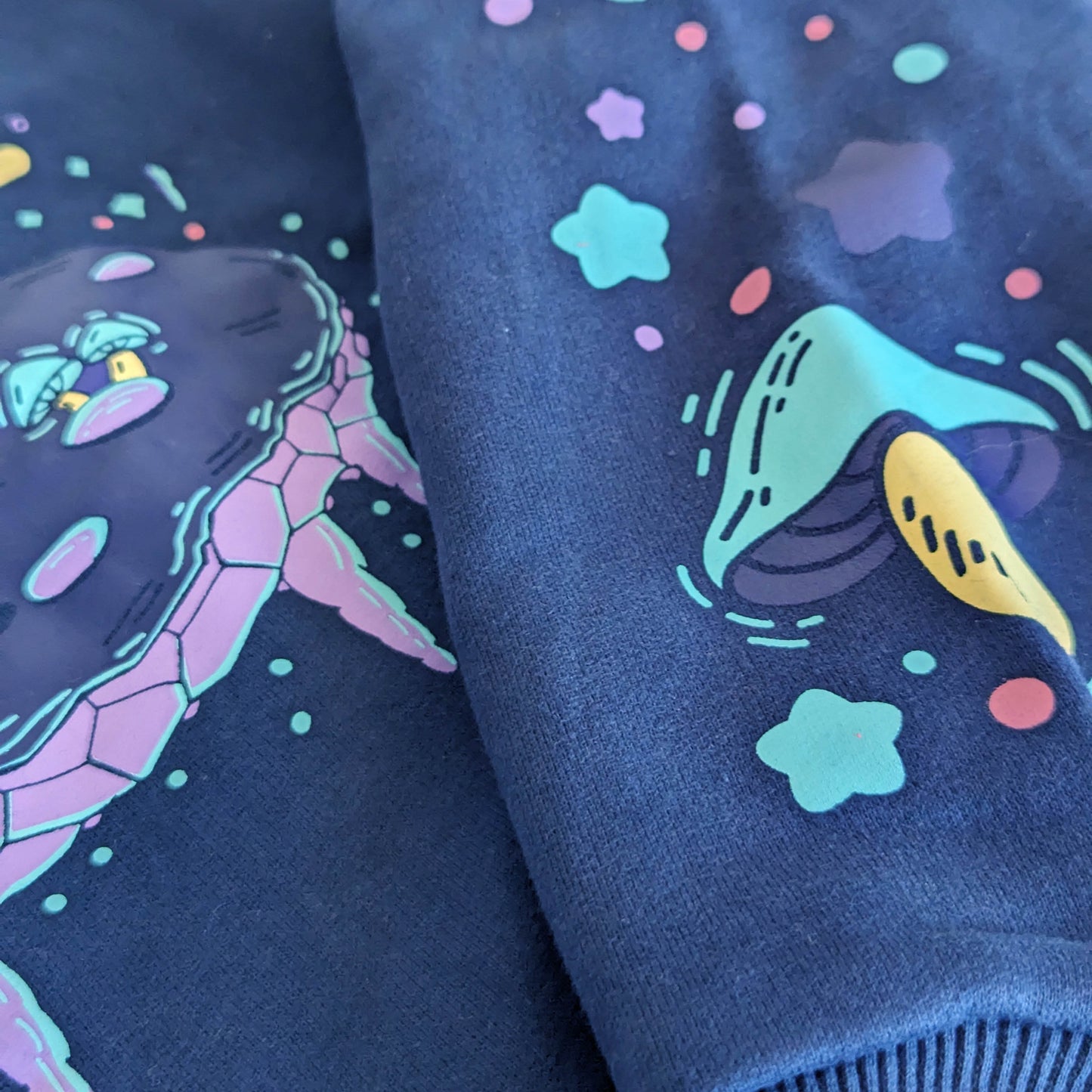 Berry the Alien Fleece-Lined Pullover Crewneck