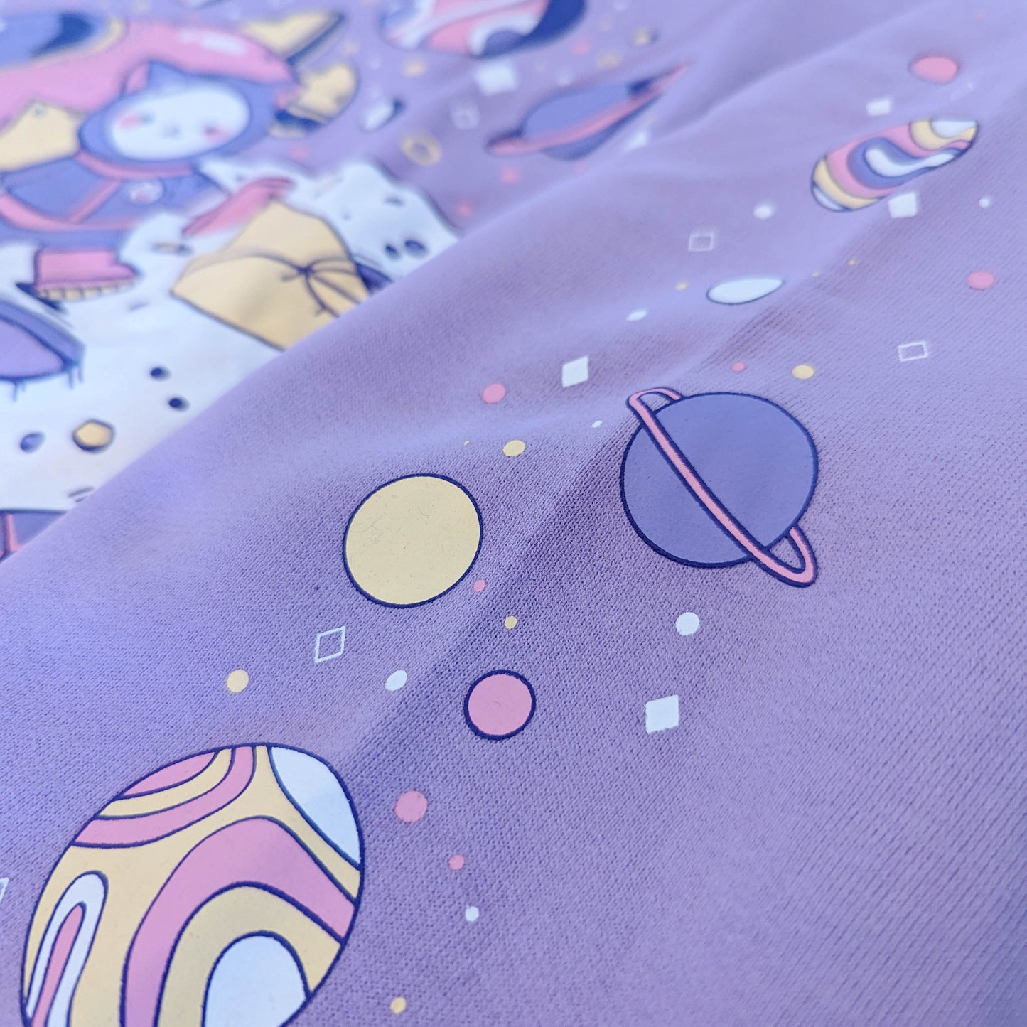 Marsh the Astronaut Fleece-Lined Pullover Crewneck