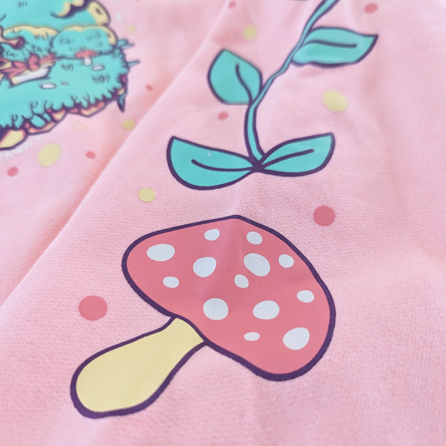 Nova the Mushroom Fleece-Lined Pullover Crewneck