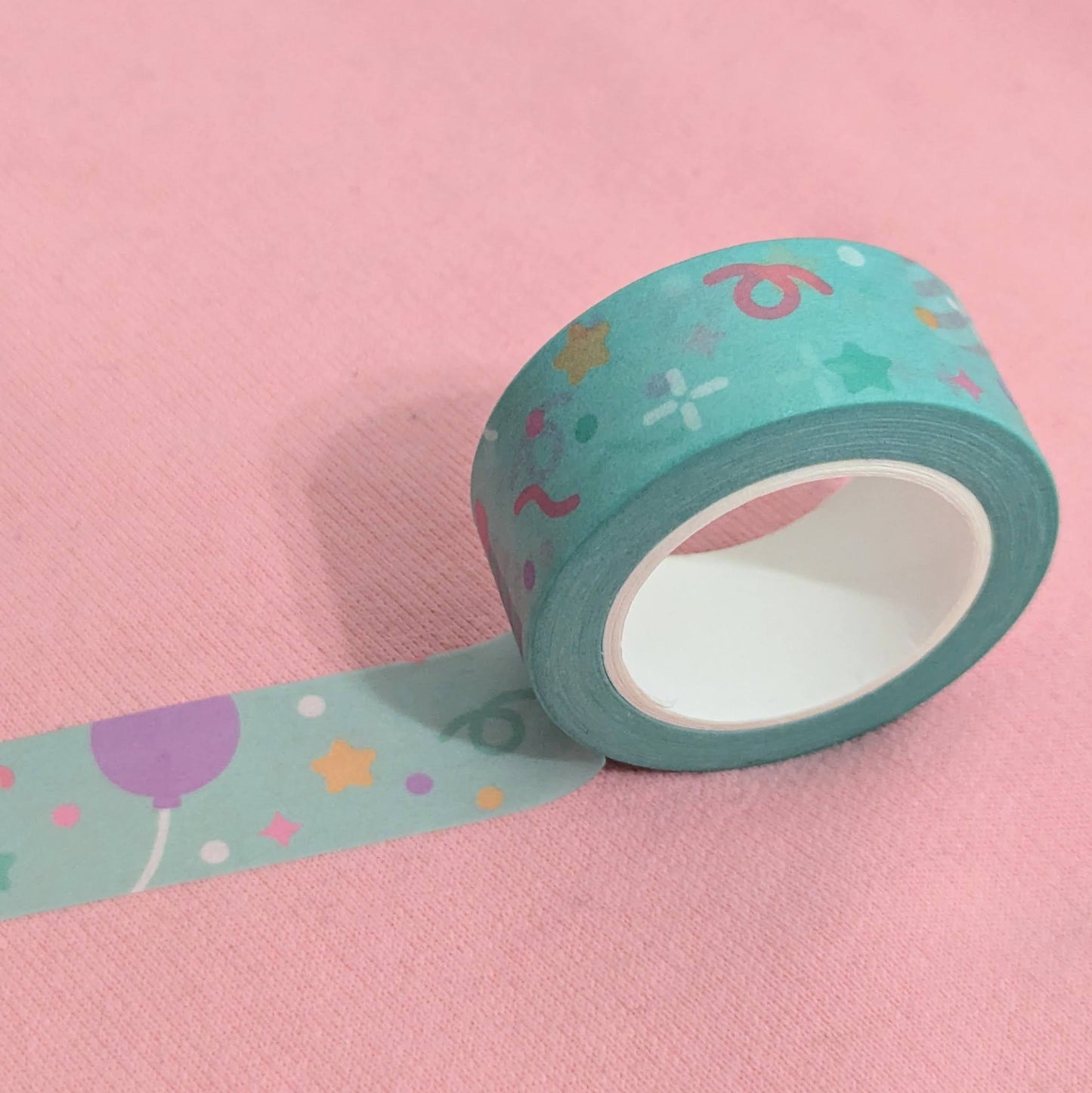 Teal Party Washi Tape