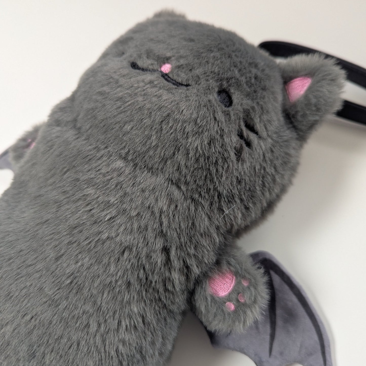Scruffy the Bat Cat Plush Bag