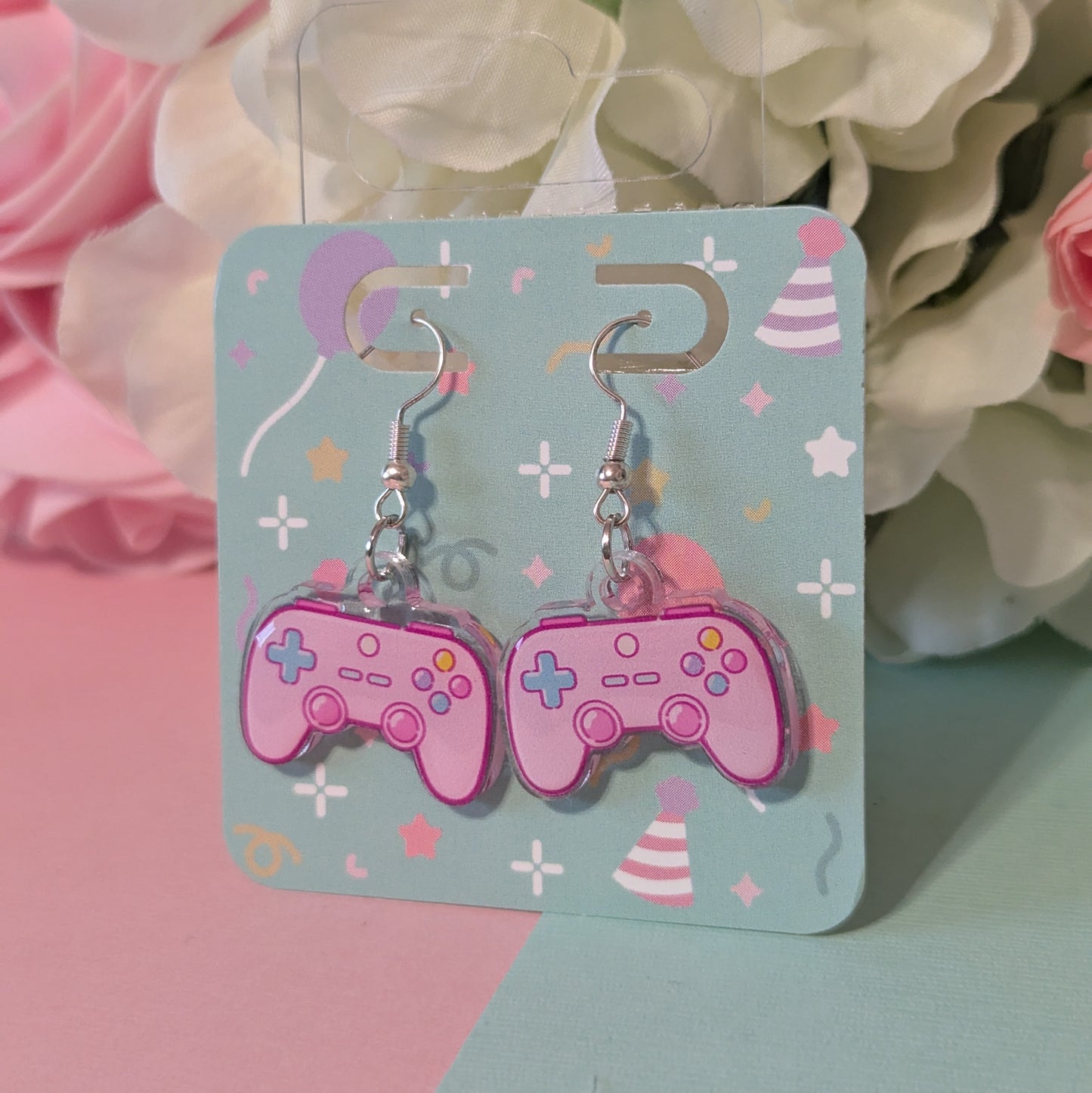 Video Game Controller Earrings