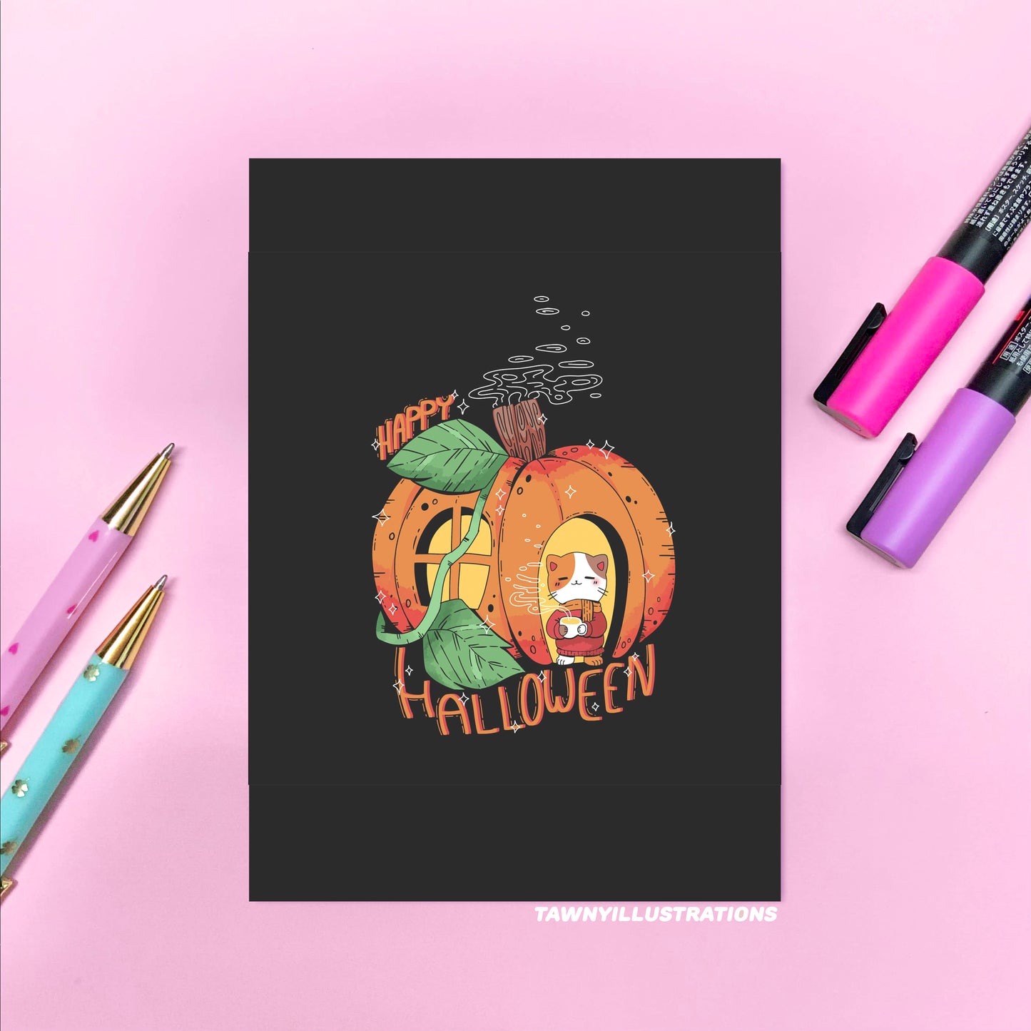 Happy Halloween Holographic 5 x 7 Print