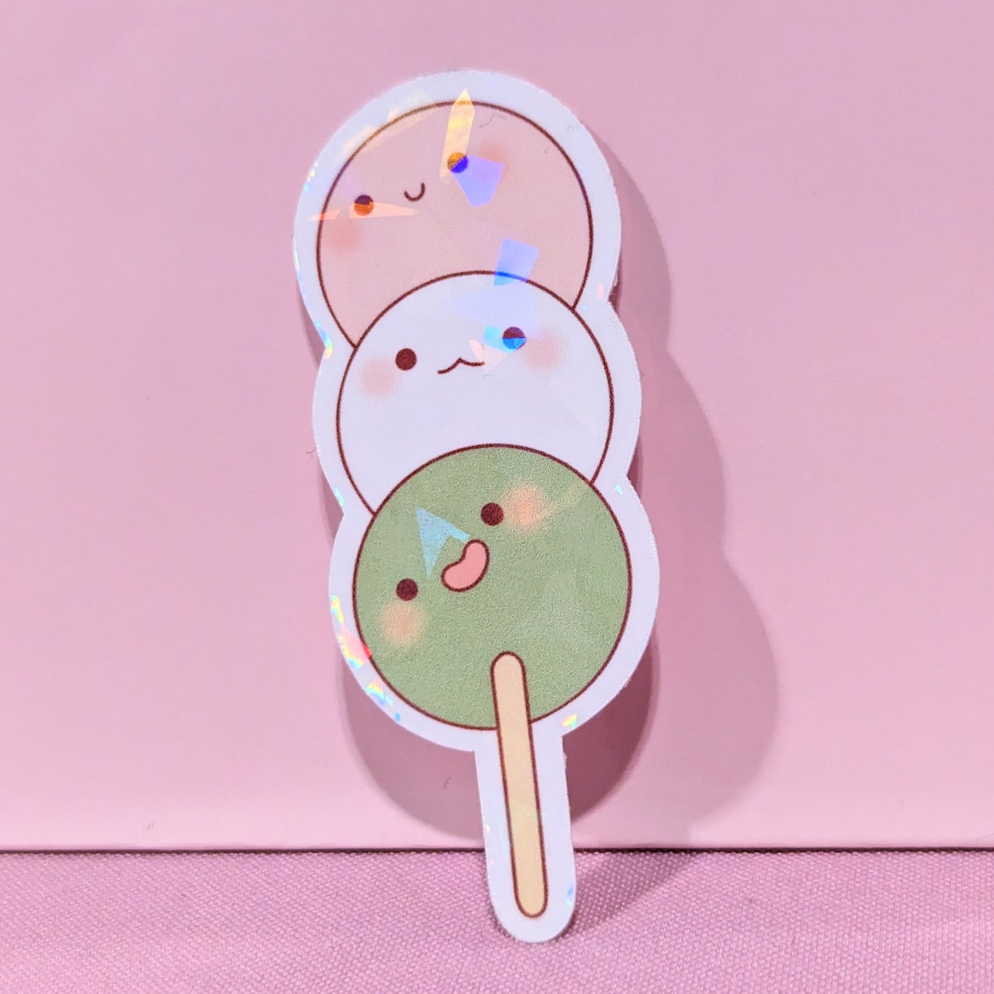 Dango Holographic Sticker