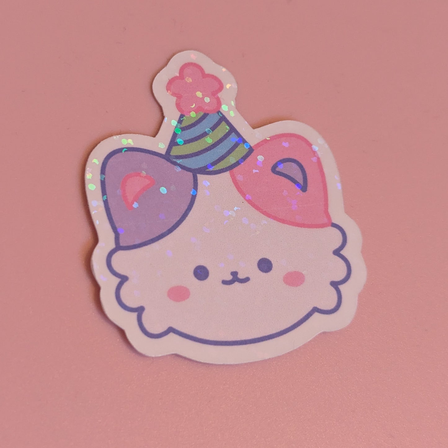 Party Calico Holographic Sticker