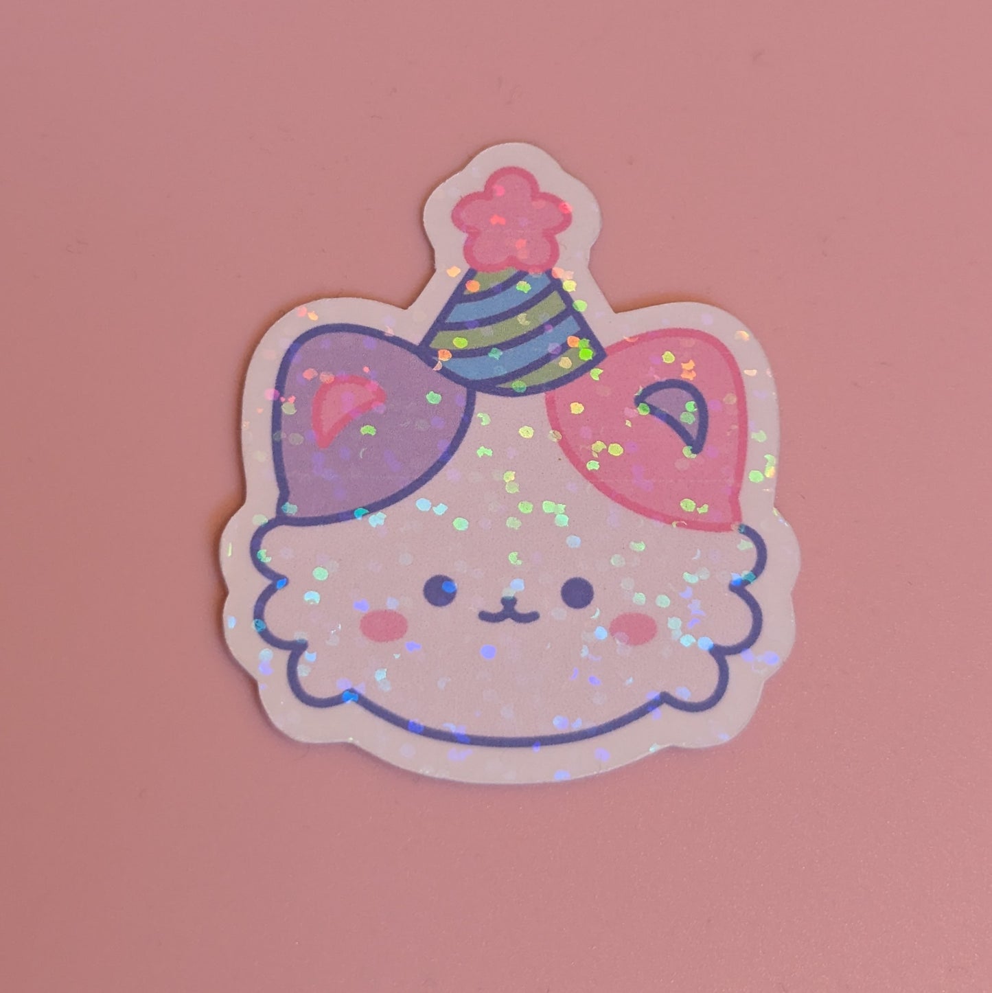 Party Calico Holographic Sticker