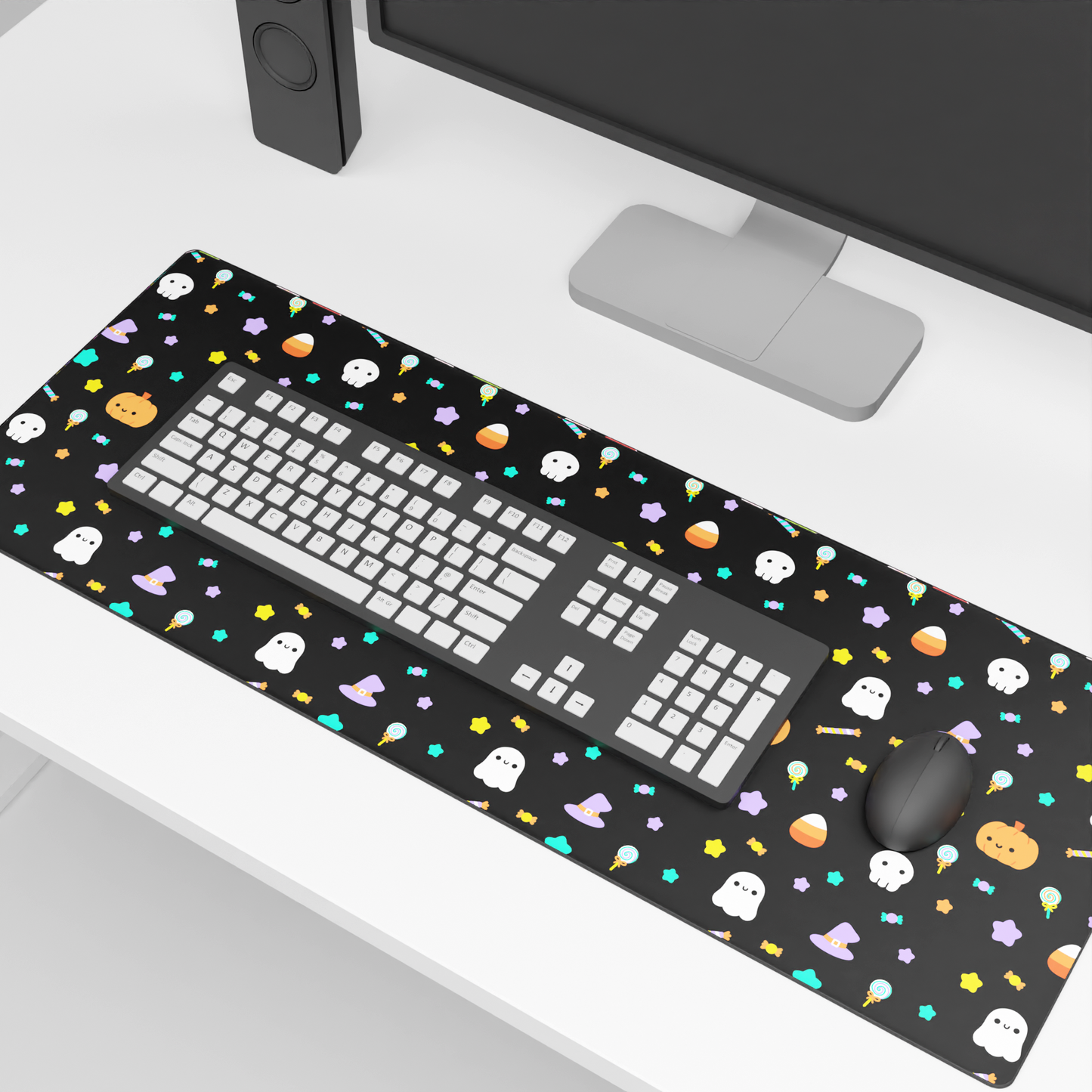 Halloween Candy Dark Mode Collection Kawaii Desk Mat