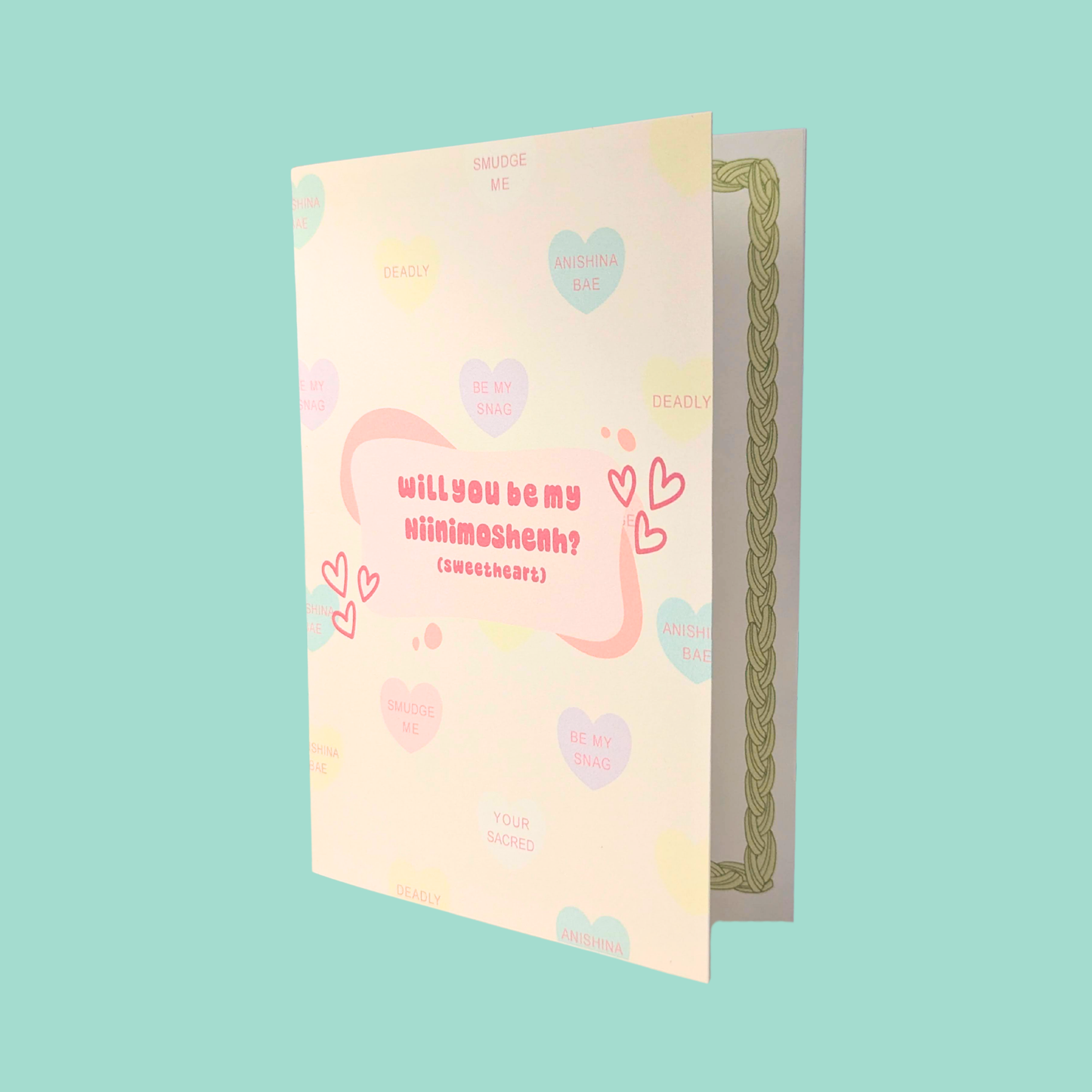 Will you be my Niinimoshenh Valentines Day Card