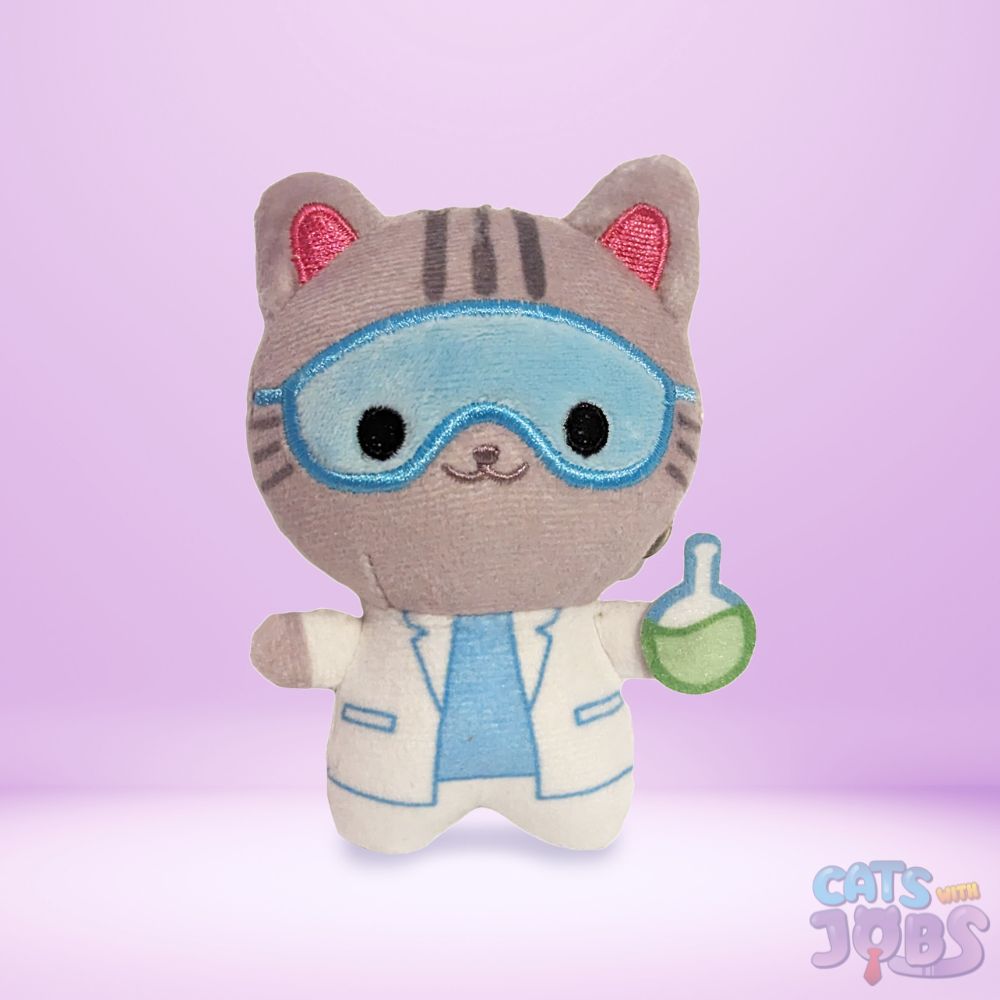 Cats With Jobs Blind Box Series 1 Mini Plush Keychain