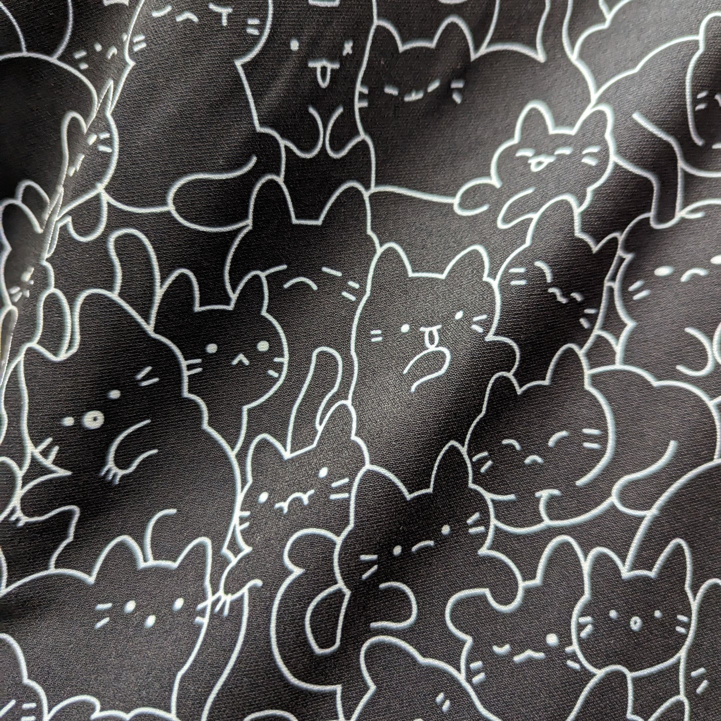 Cat Collage Dress with Pockets