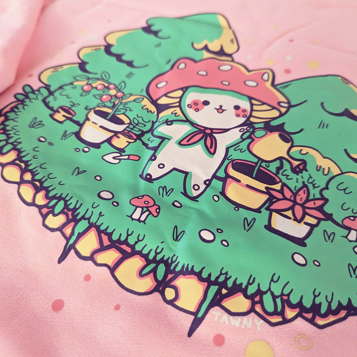Nova the Mushroom Fleece-Lined Pullover Crewneck