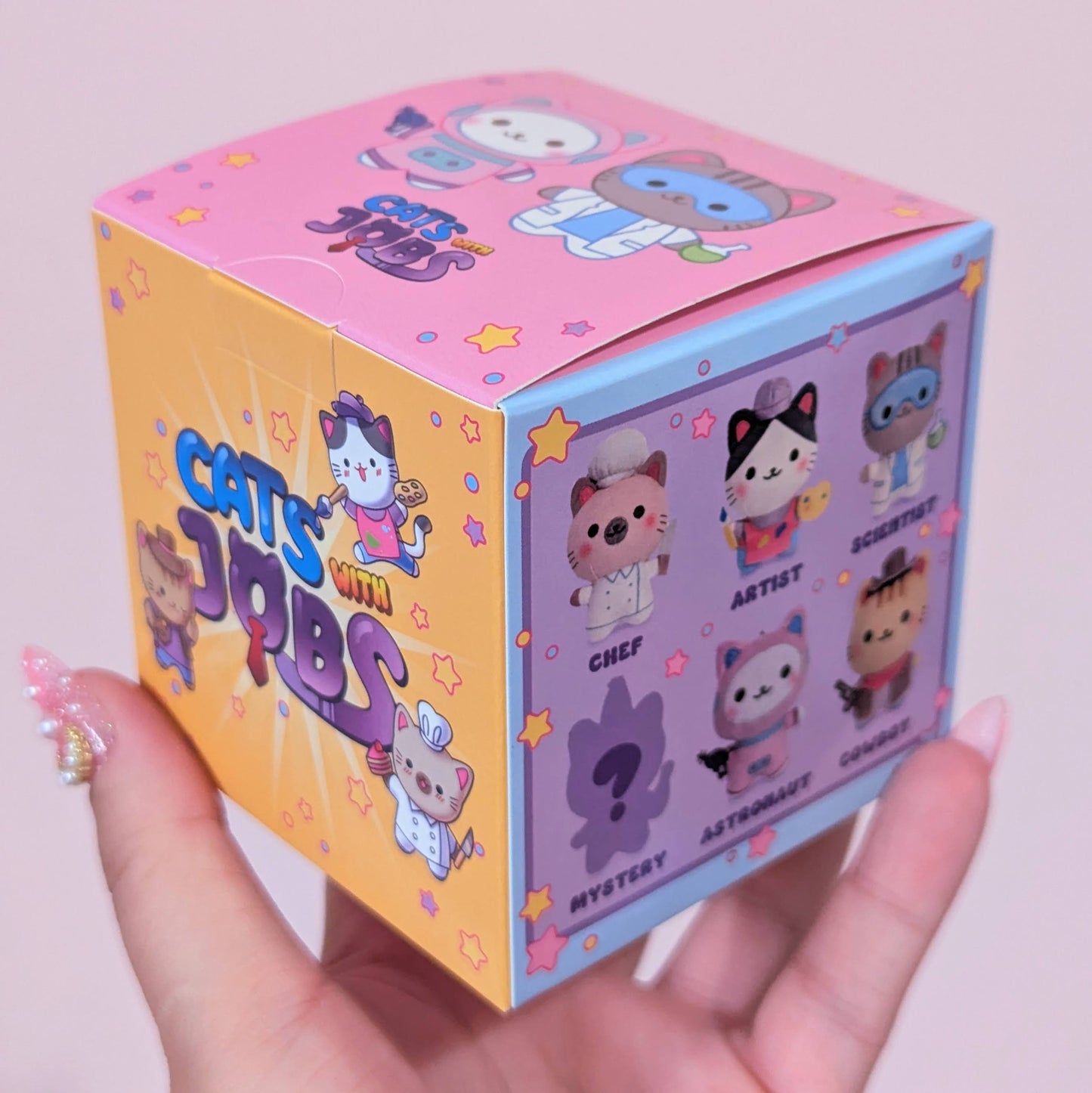 Cats With Jobs Blind Box Series 1 Mini Plush Keychain