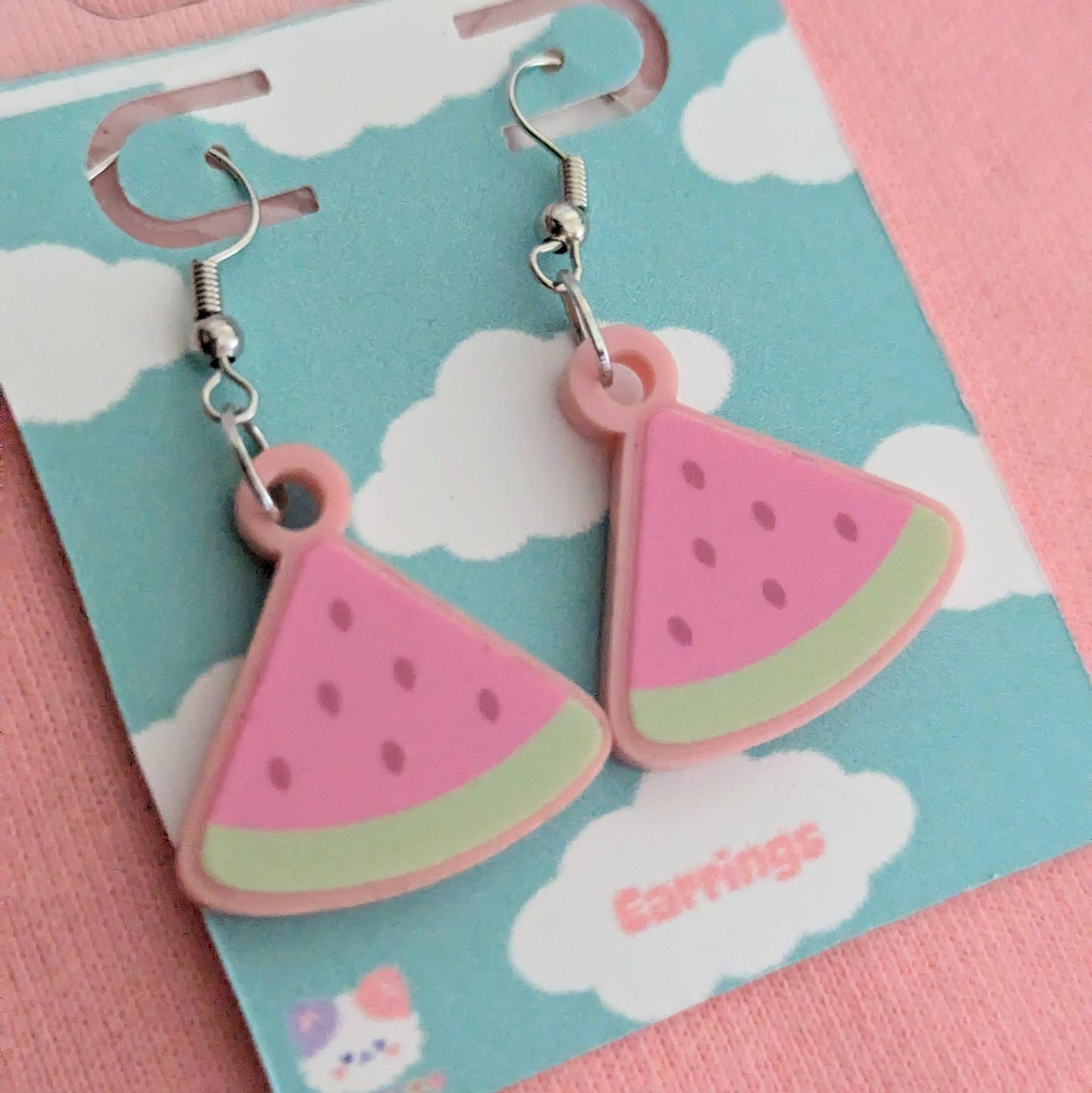 Watermelon Earrings