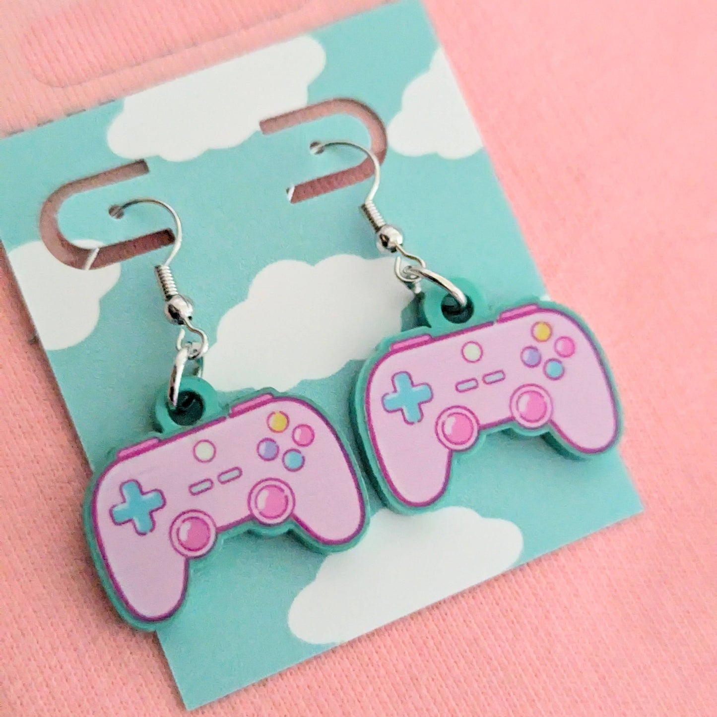 Video Game Controller Earrings