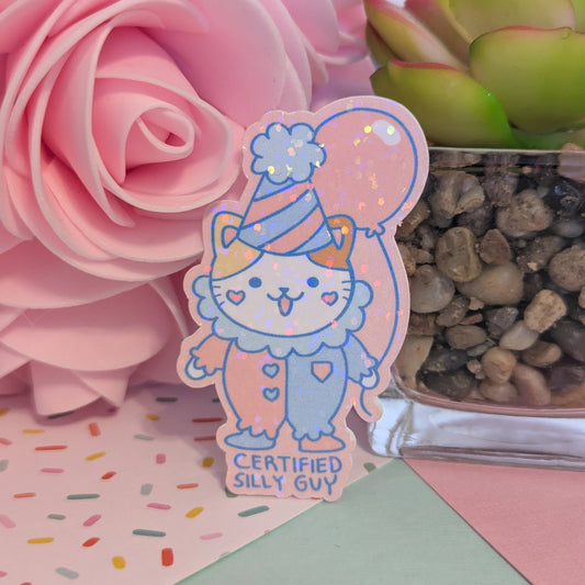 Certified Silly Guy Holographic Sticker