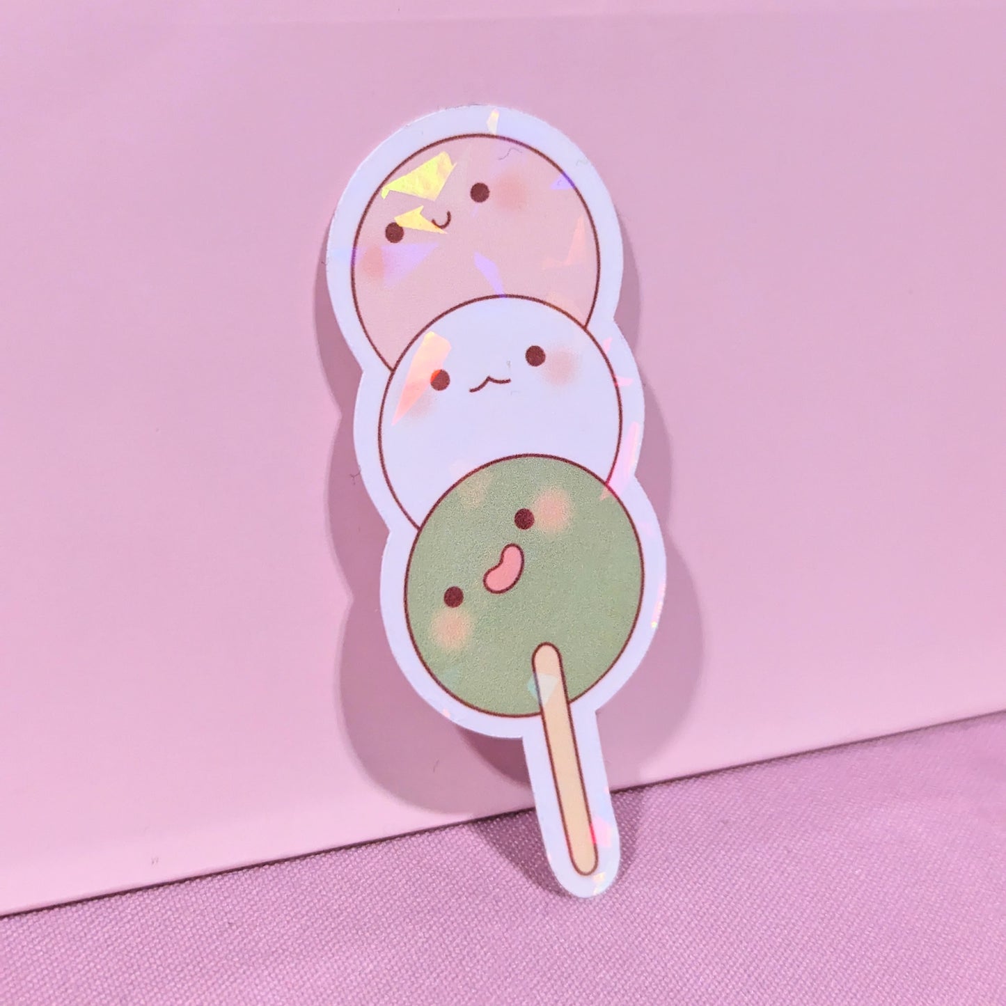 Dango Holographic Sticker