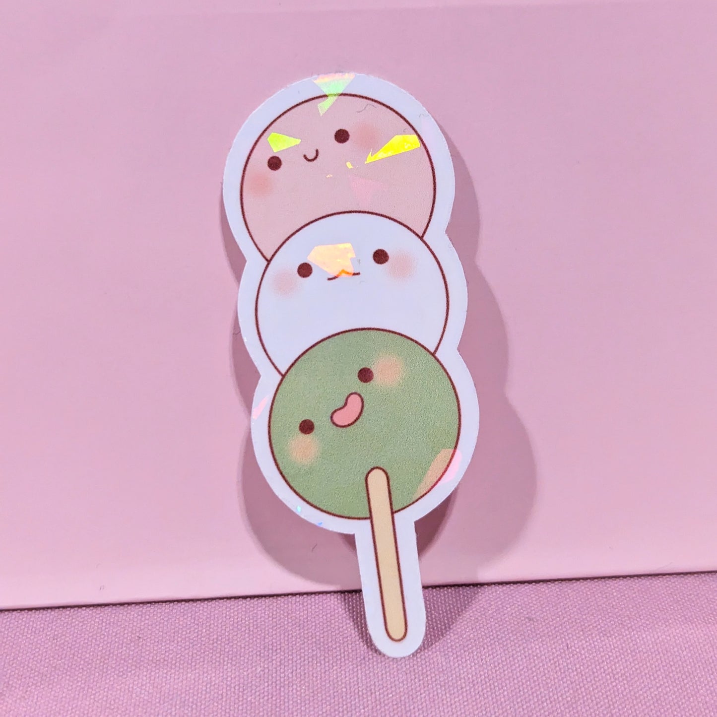 Dango Holographic Sticker