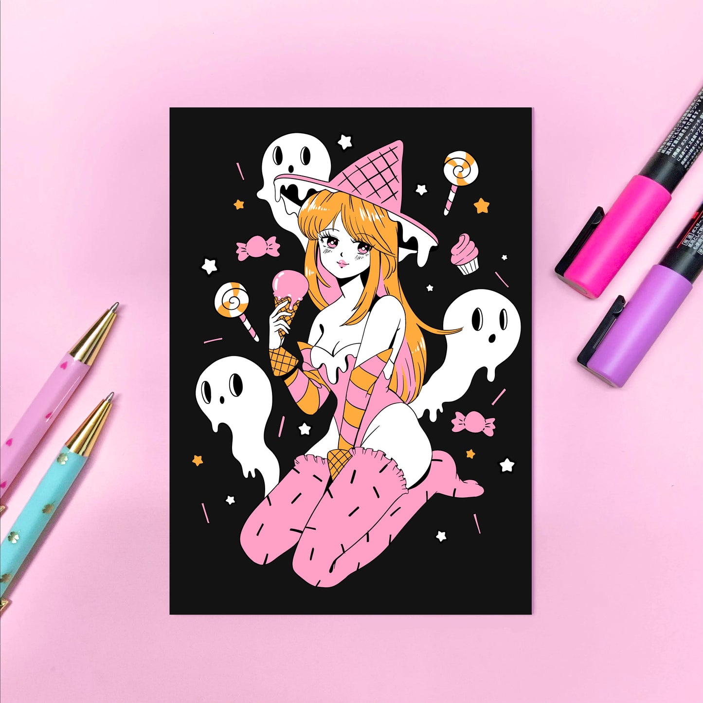 Candy Witch Holographic 5 x 7 Print