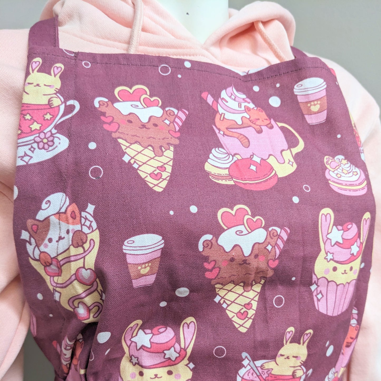 Cafe Apron and Baking Mitts Set