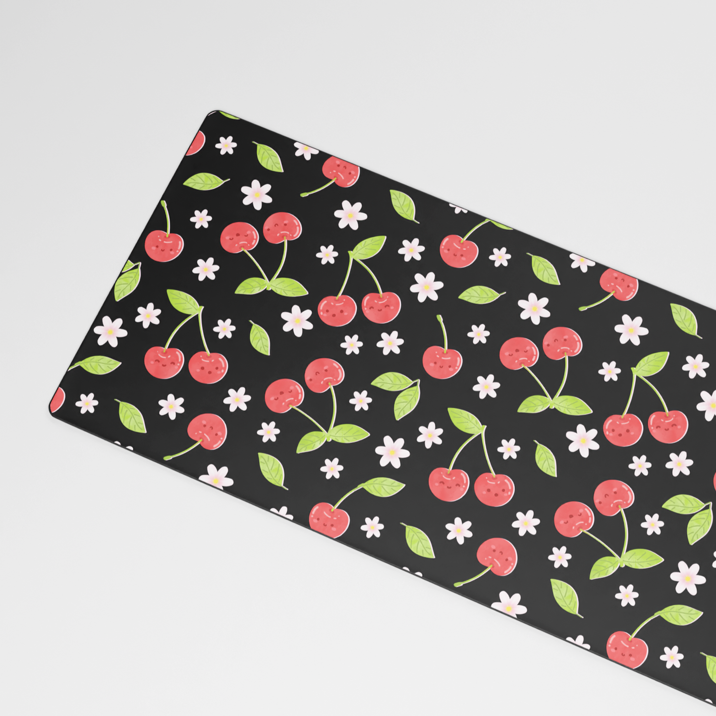Sweet Cherry Dark Mode Collection Desk Mat