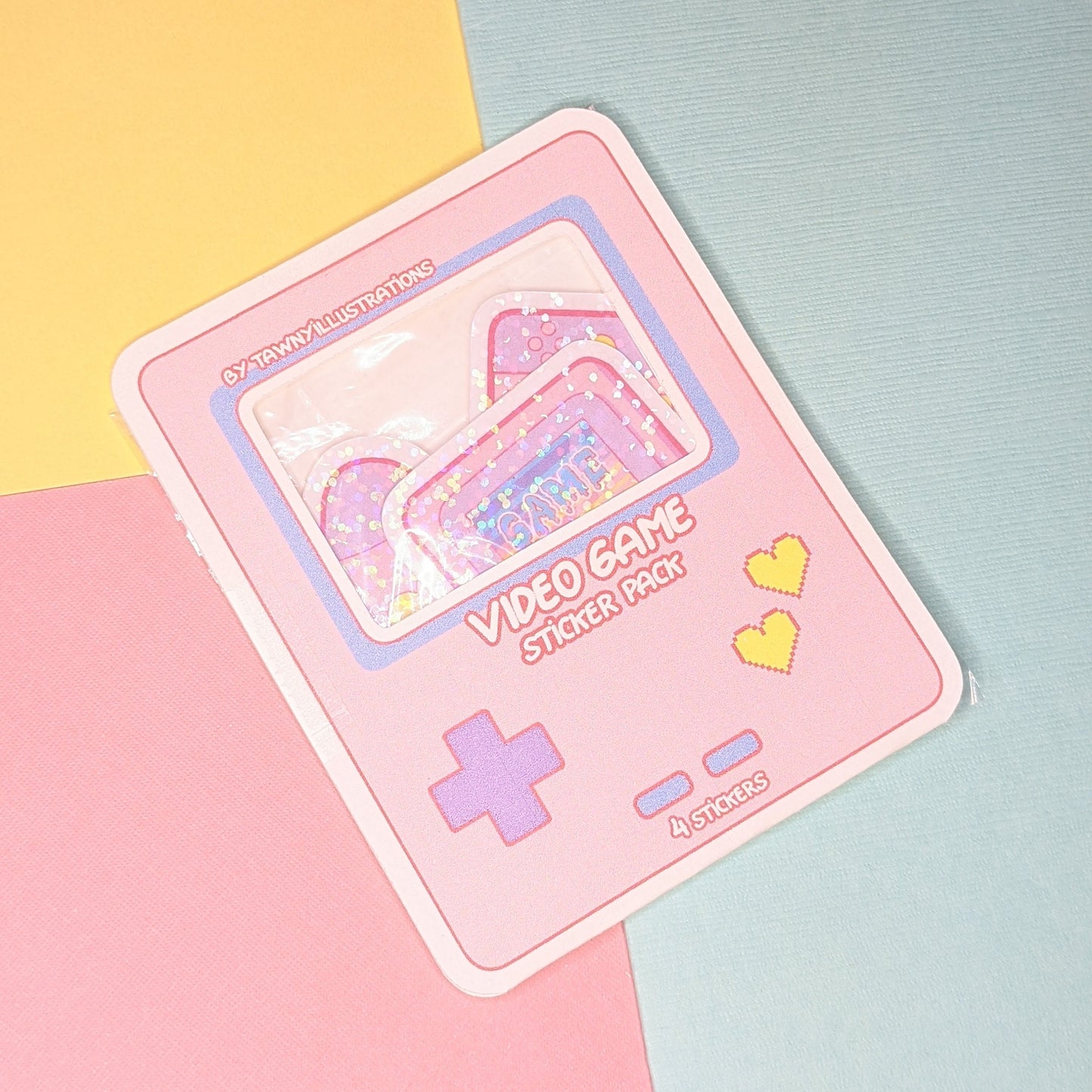 Video Game Holographic Sticker Pack (4)